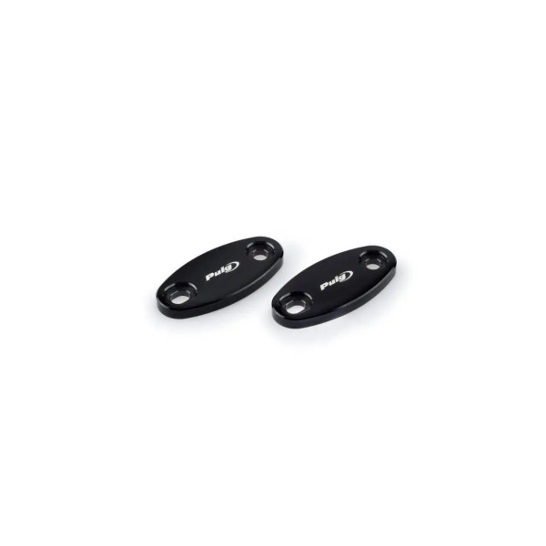Puig Puig aluminium mirror caps | black | honda cbr 500 r 2019>current